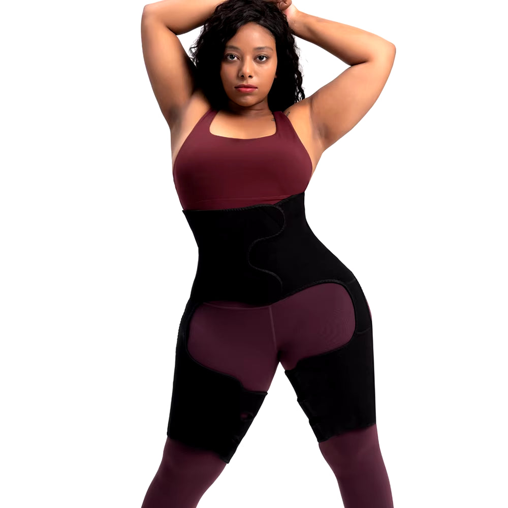 New Sauna Waist Trainer Corset Sports Abdomen Belt Thigh Shapers Forming Workout Fitness Tummy Control Strap Slimming